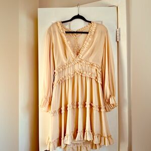 Fairytale Lined Ruffle Dress